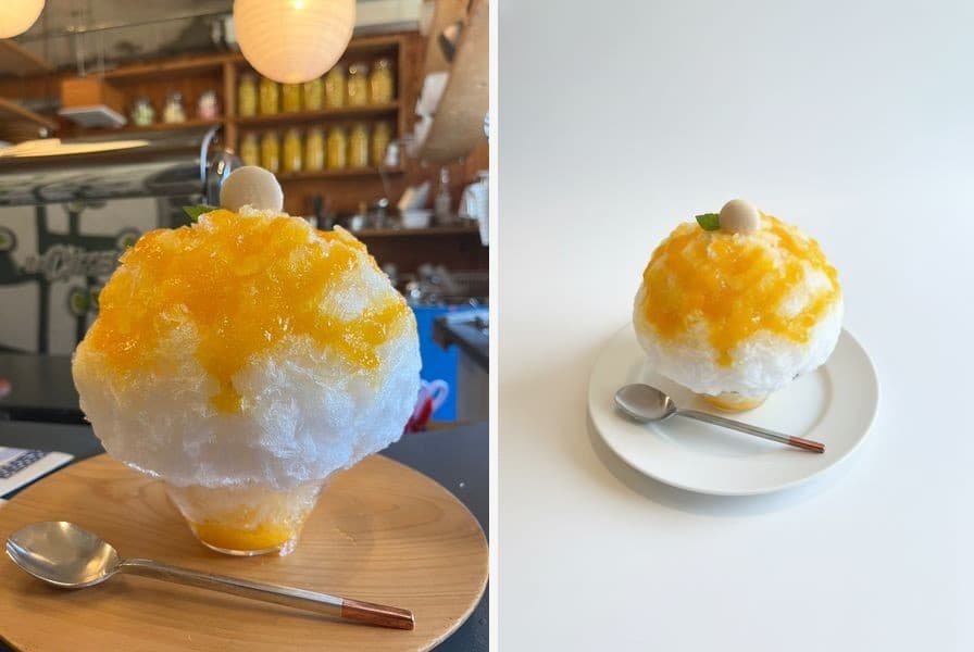 カフェスイーツの写真 ビフォーアフター Instagram用