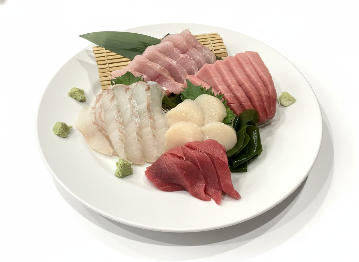 加工後：プロ品質の刺身写真